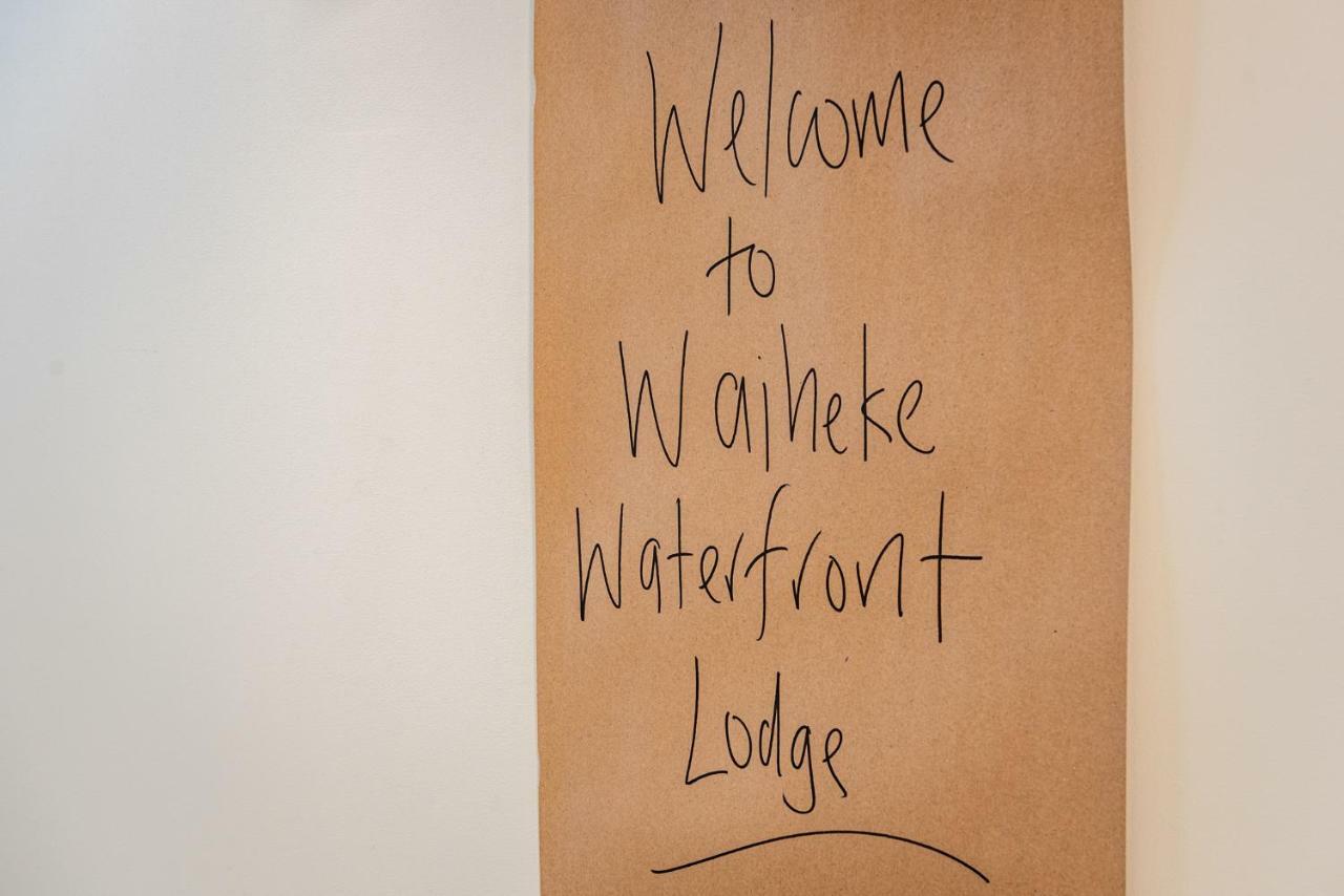 Waiheke Waterfront Lodge Oneroa Exterior foto